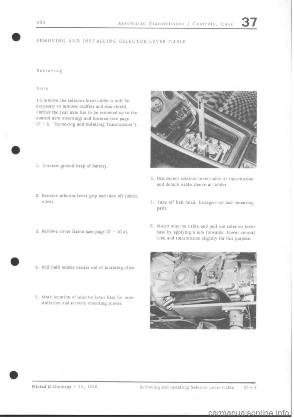 PORSCHE 928 1995 Service Repair Manual PORSCHE 928 1995 Service Repair Manual