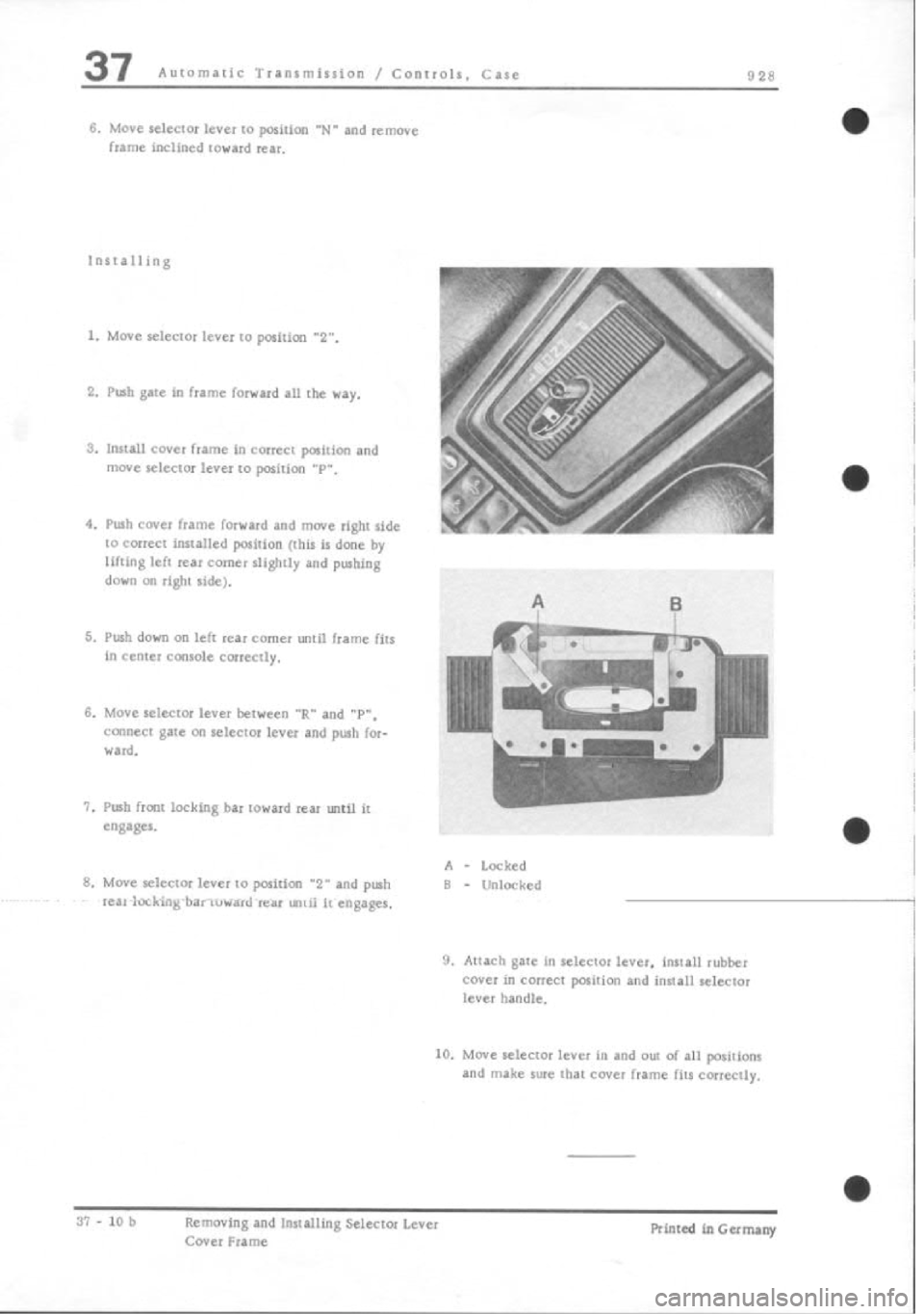 PORSCHE 928 1995 Service Repair Manual PORSCHE 928 1995 Service Repair Manual