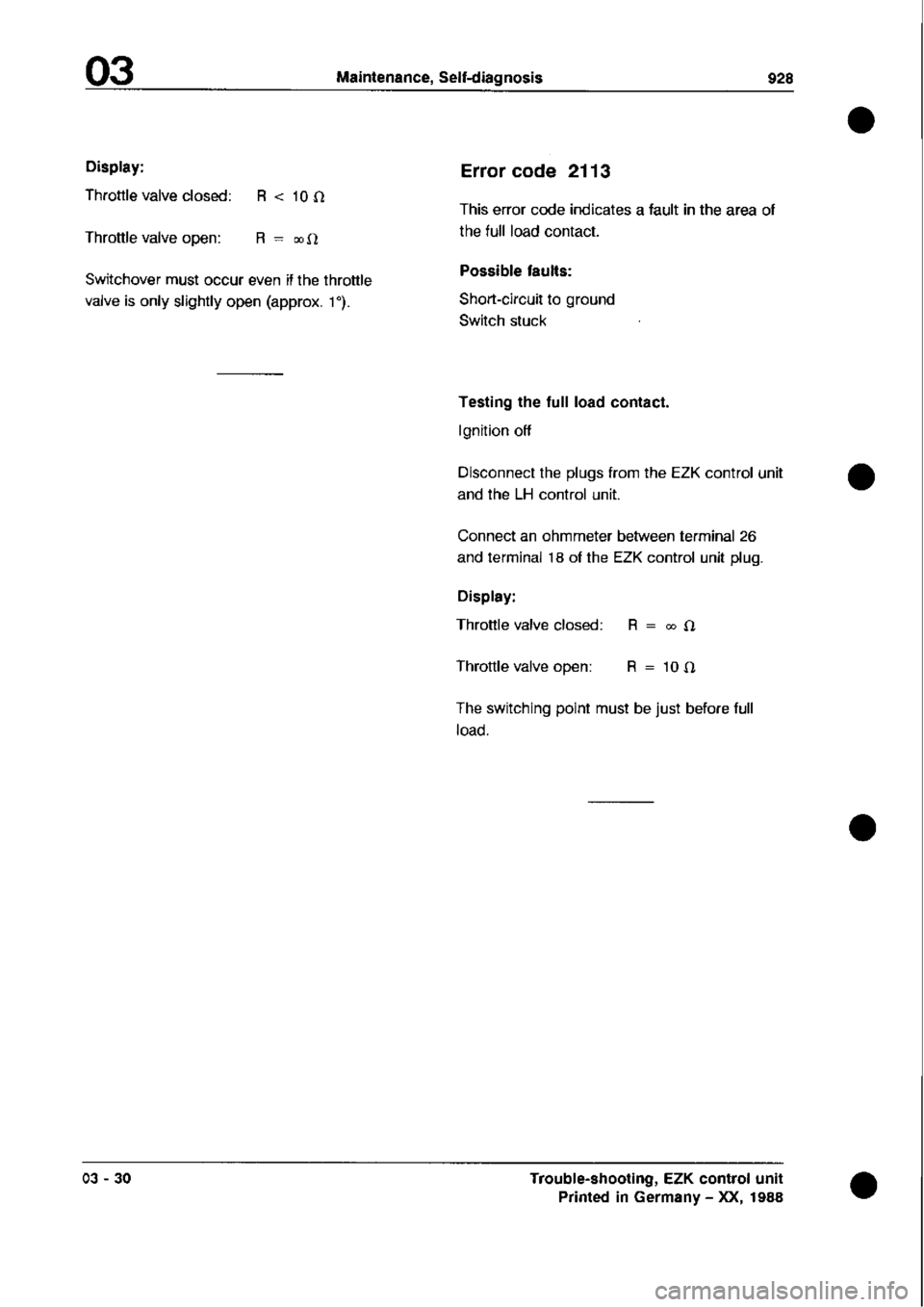 PORSCHE 928 1995  Service Manual PDF 