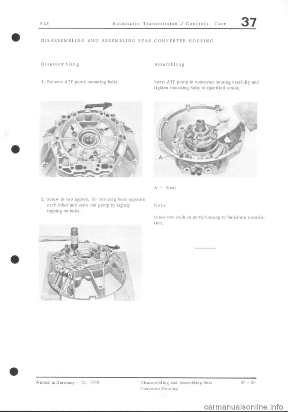 PORSCHE 928 1995 Service Repair Manual PORSCHE 928 1995 Service Repair Manual