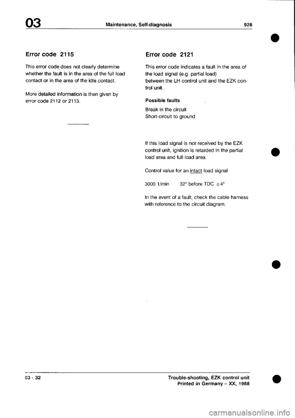 PORSCHE 928 1995  Service Manual PDF 