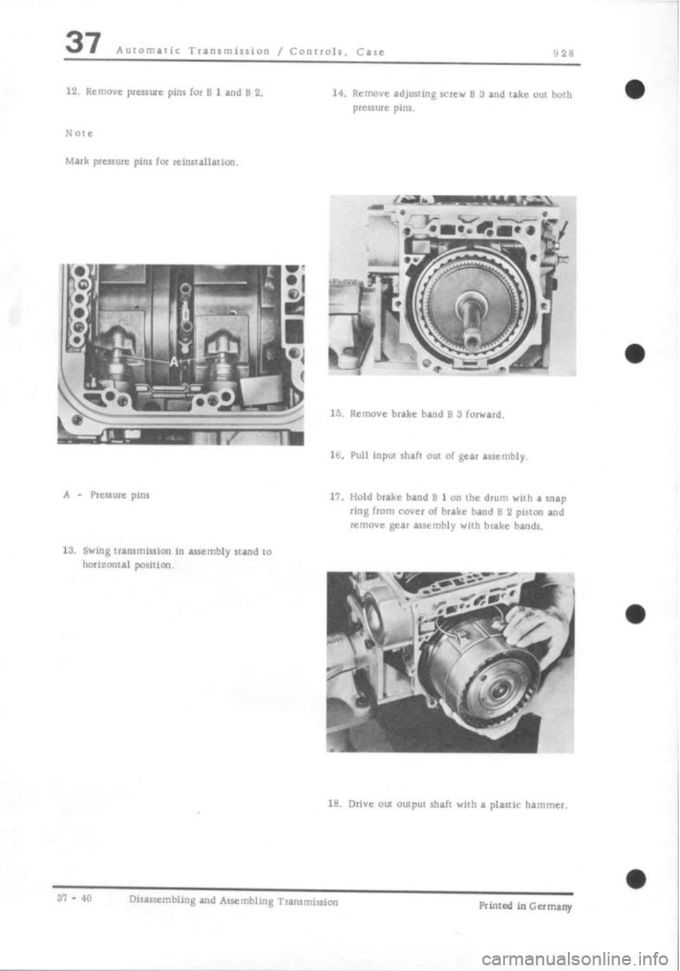 PORSCHE 928 1995  Service Repair Manual 