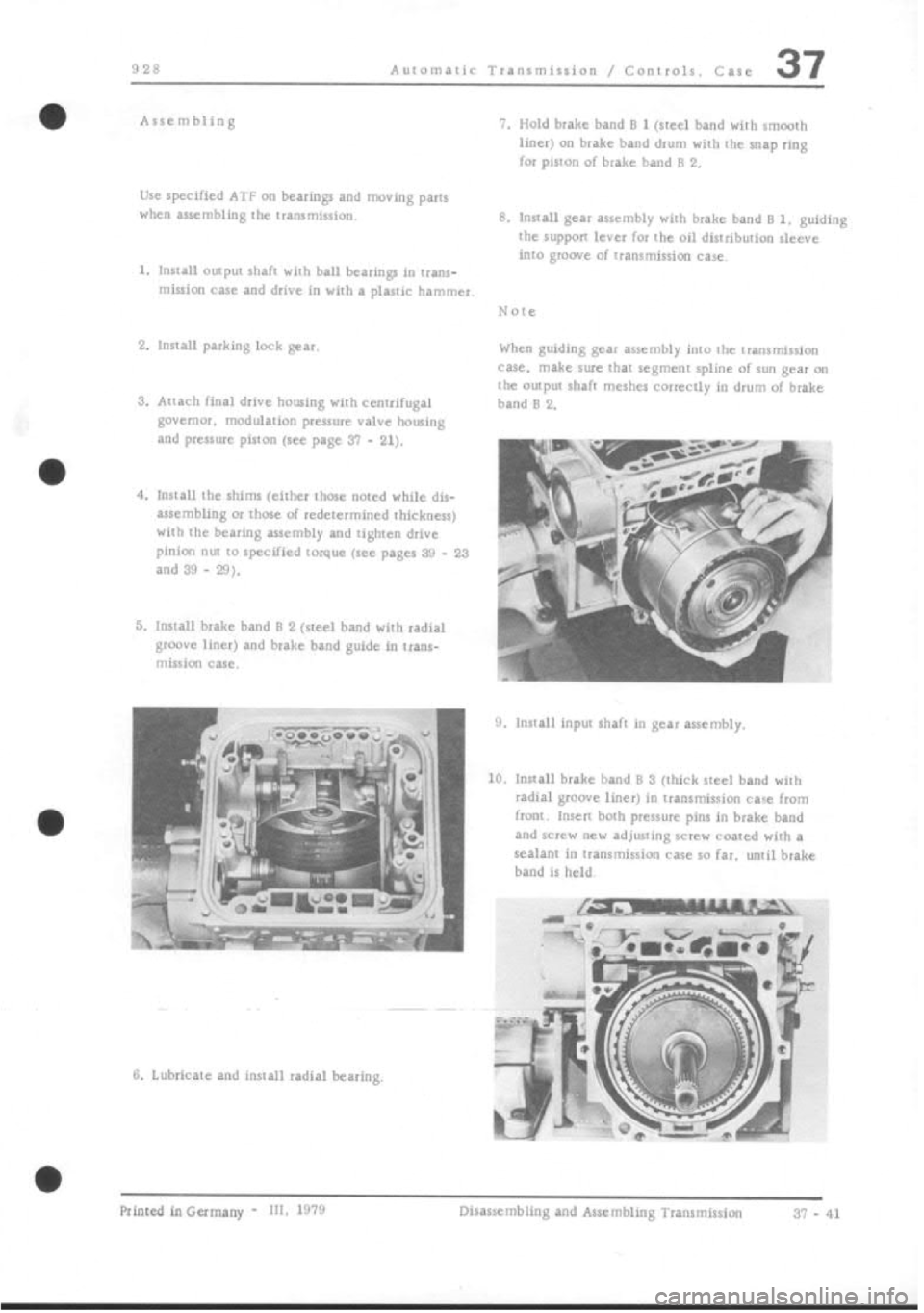 PORSCHE 928 1995  Service Repair Manual 