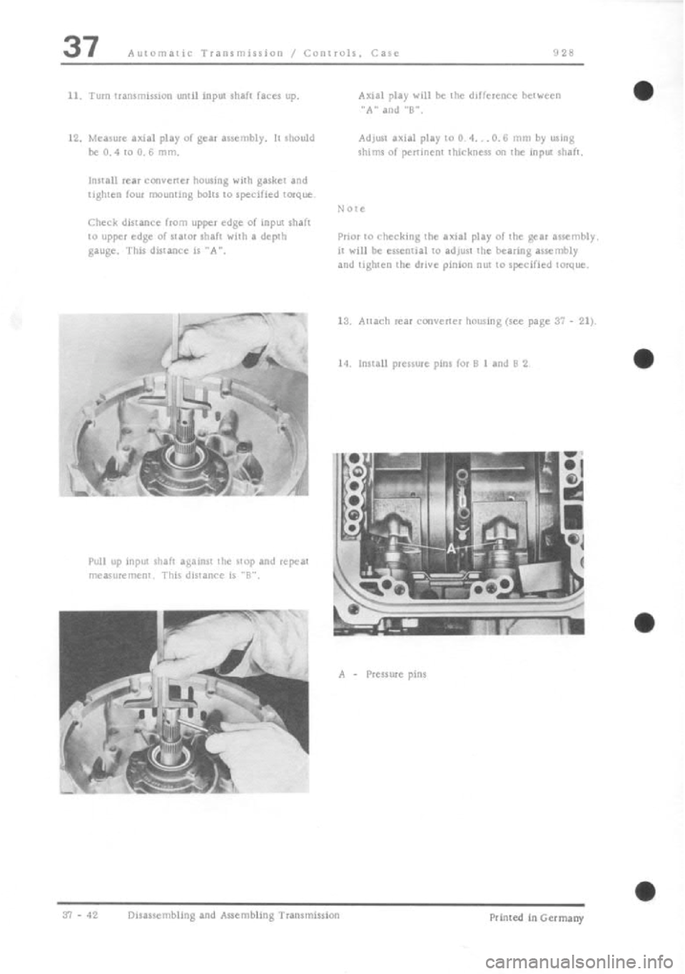 PORSCHE 928 1995  Service Repair Manual 