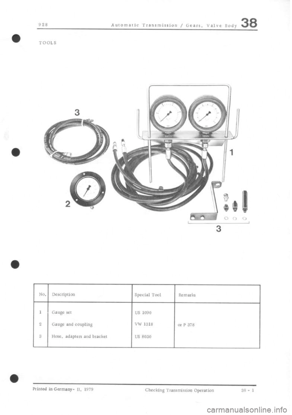 PORSCHE 928 1995  Service Repair Manual 