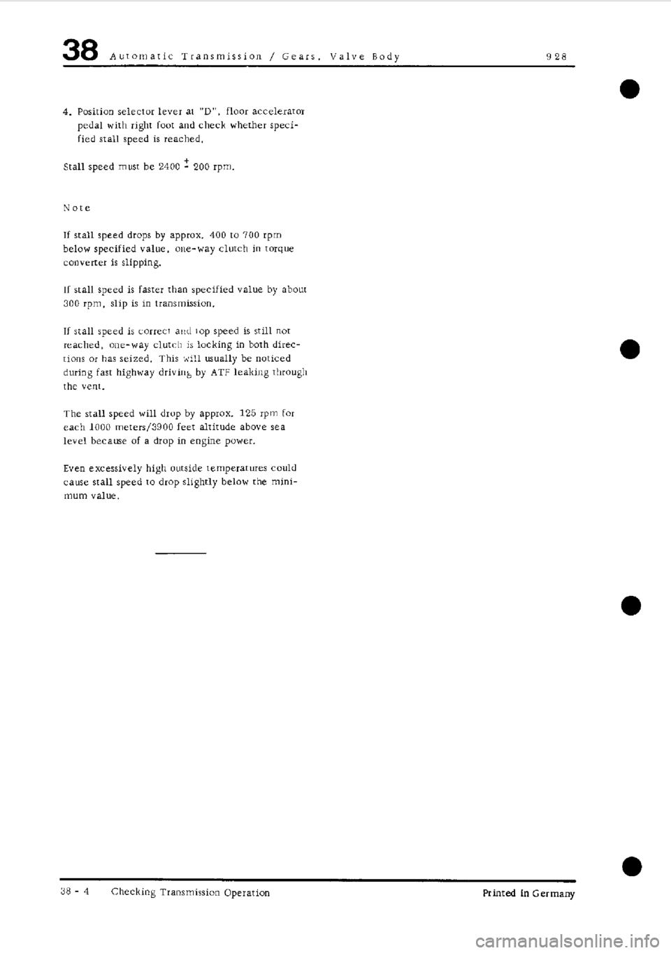 PORSCHE 928 1995  Service Repair Manual 