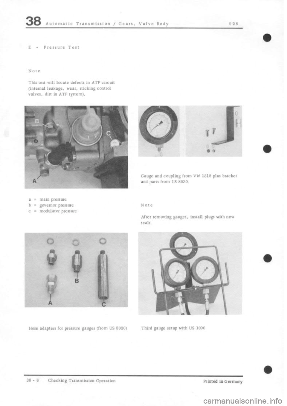 PORSCHE 928 1995  Service Repair Manual 