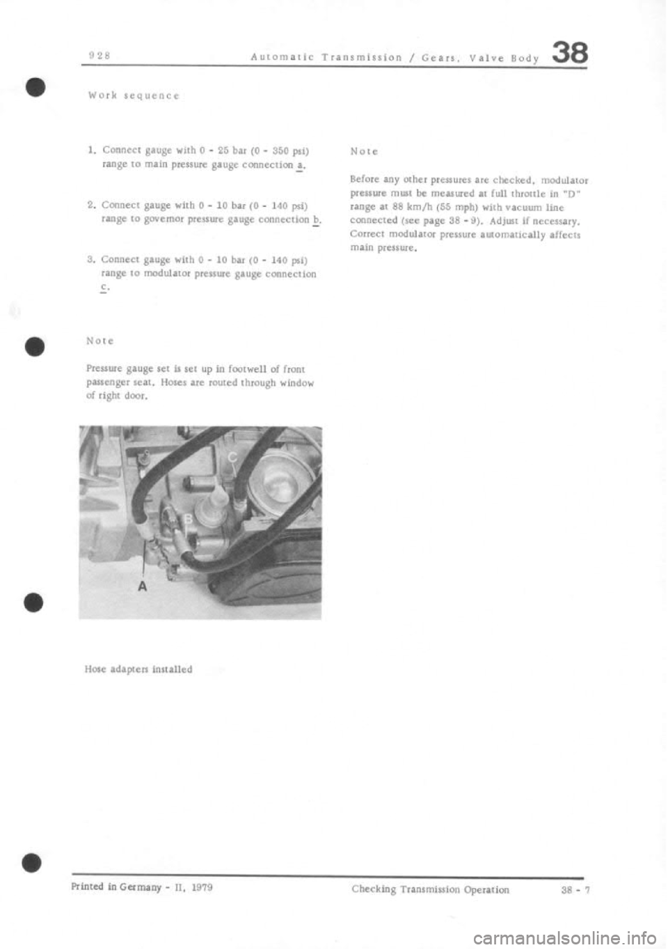 PORSCHE 928 1995  Service Repair Manual 