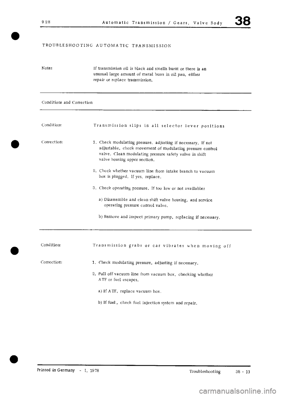 PORSCHE 928 1995  Service Repair Manual 
