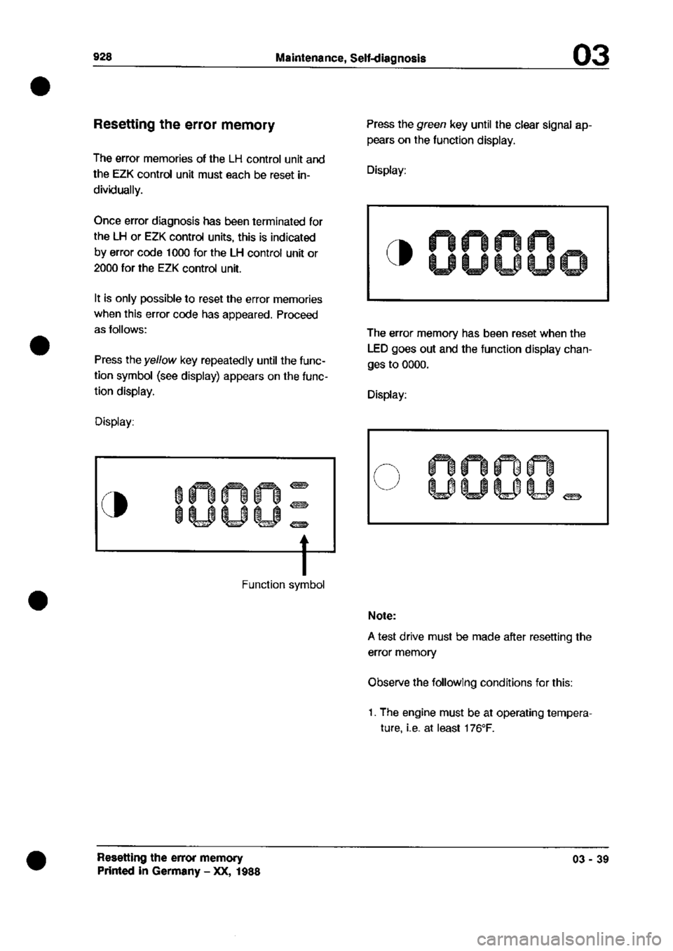 PORSCHE 928 1995 Service Manual Online PORSCHE 928 1995 Service Manual Online