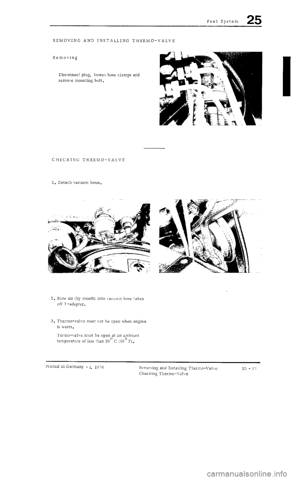PORSCHE 930 1976  Service Repair Manual 