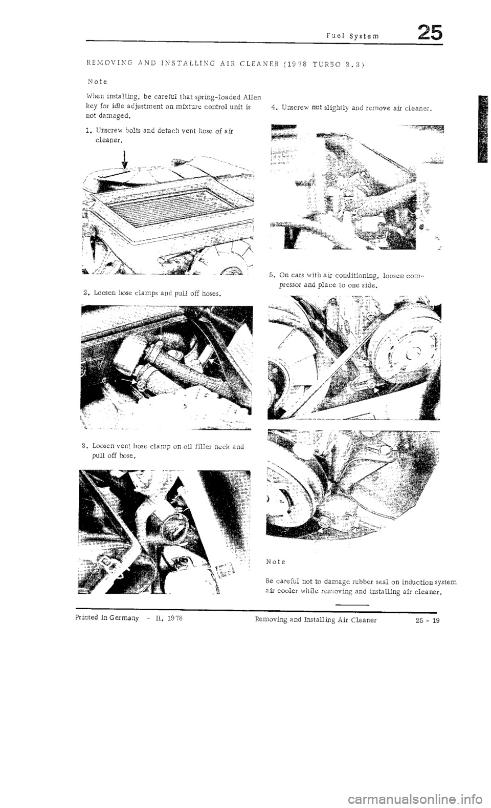 PORSCHE 930 1976  Service Repair Manual 