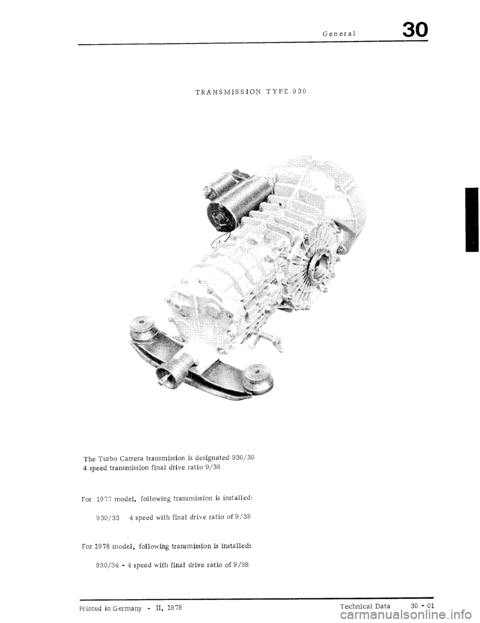 PORSCHE 930 1976 Service Repair Manual PORSCHE 930 1976 Service Repair Manual