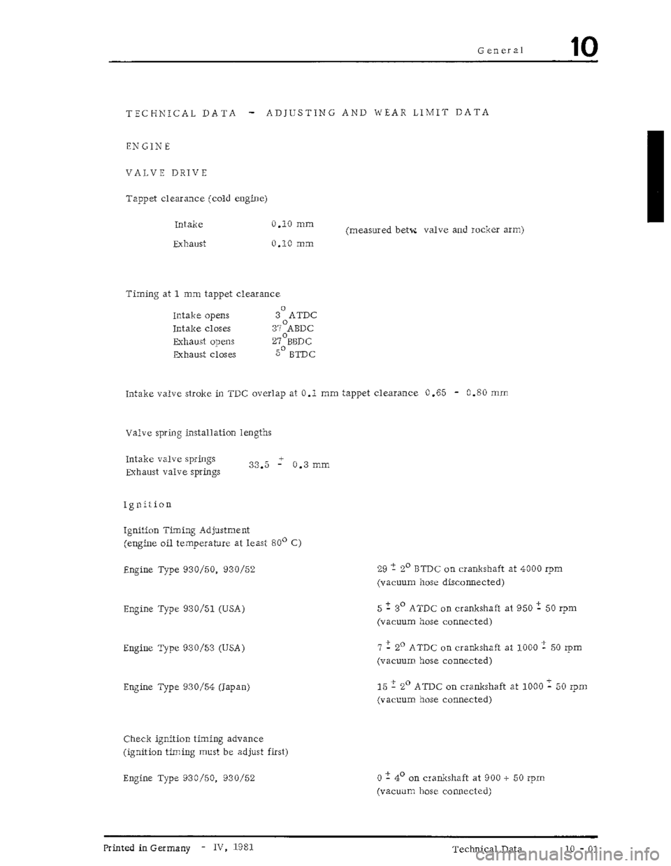 PORSCHE 930 1976  Service User Guide 