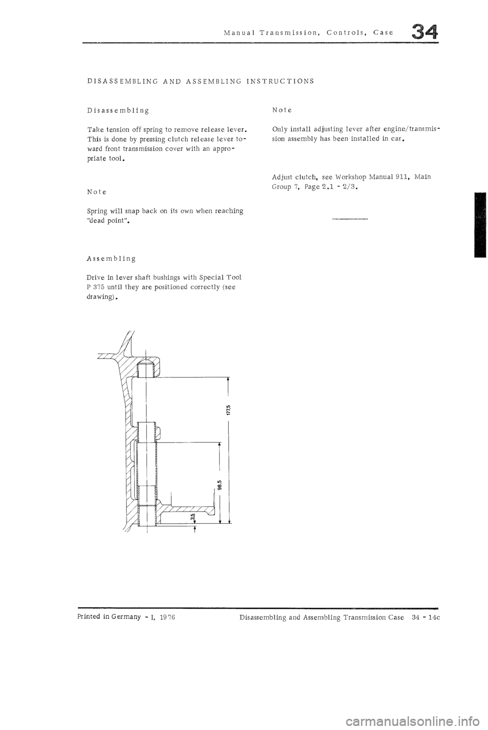 PORSCHE 930 1976 Service Repair Manual PORSCHE 930 1976 Service Repair Manual