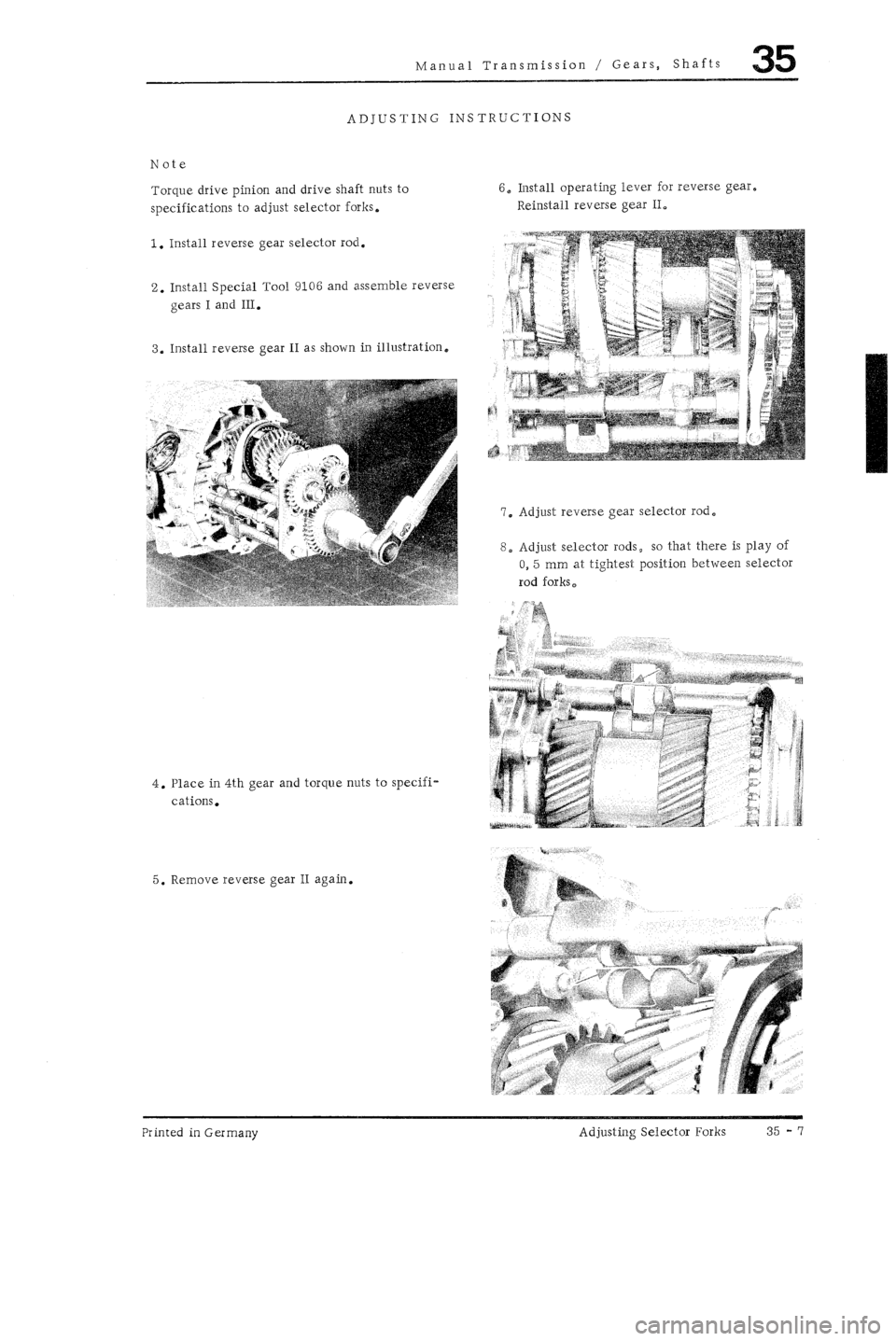 PORSCHE 930 1976  Service Repair Manual 