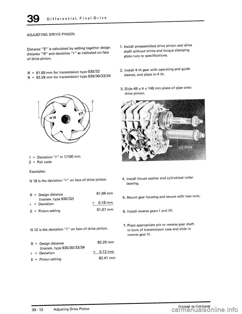 PORSCHE 930 1976 Service Repair Manual PORSCHE 930 1976 Service Repair Manual
