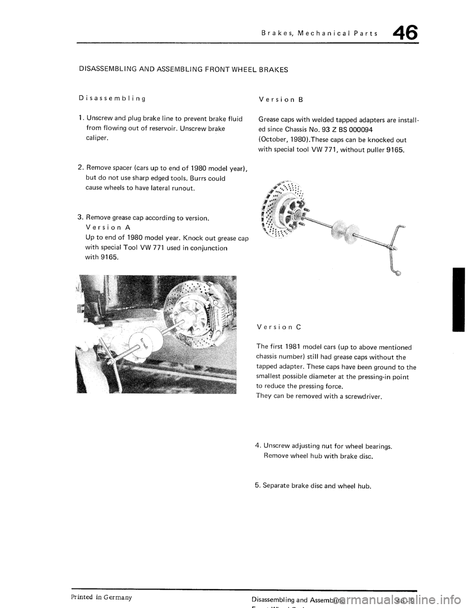 PORSCHE 930 1976  Service Repair Manual 
