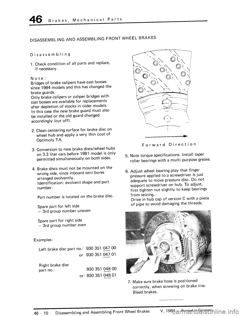 PORSCHE 930 1976  Service Repair Manual 