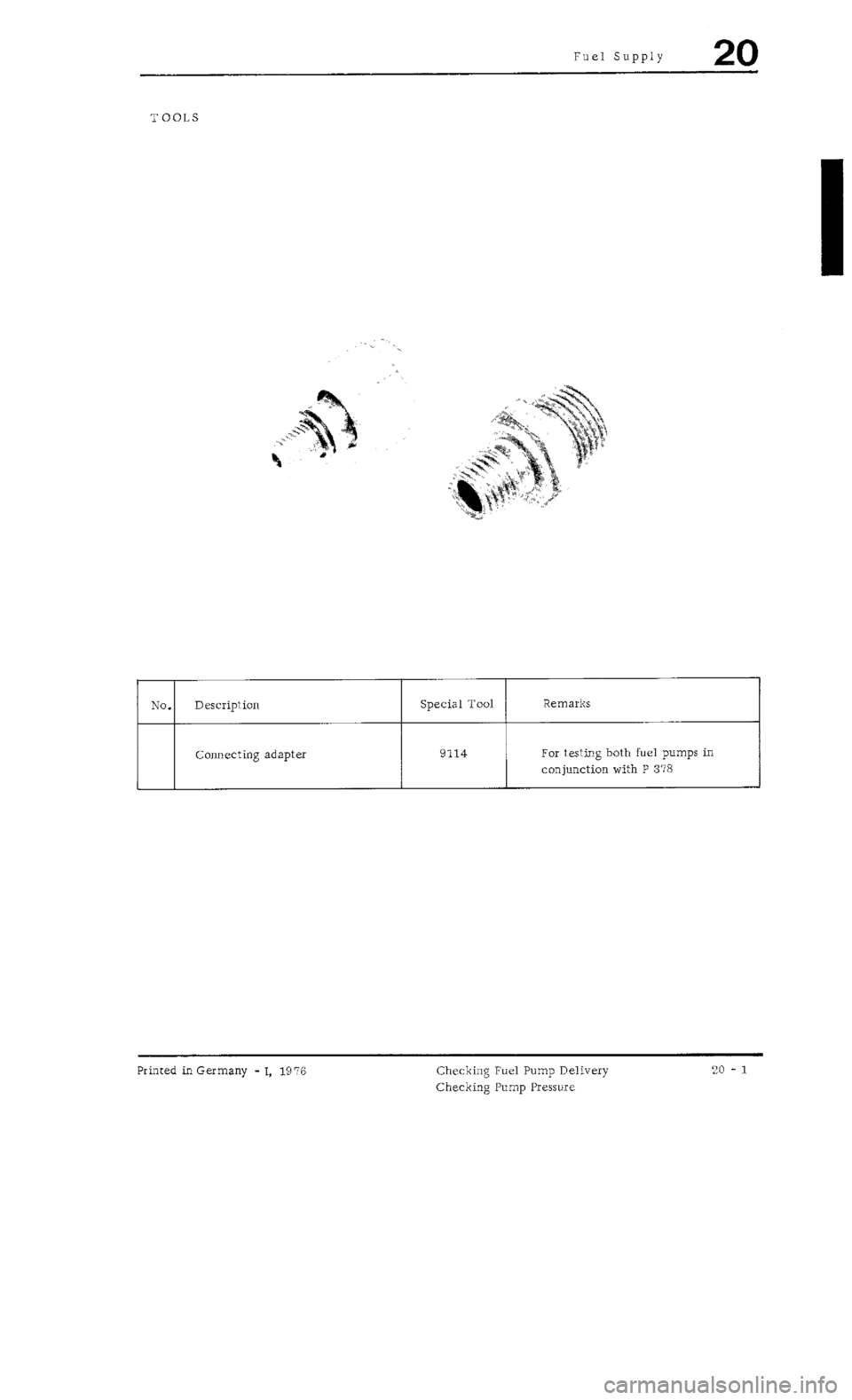 PORSCHE 930 1976 Service Service Manual PORSCHE 930 1976 Service Service Manual
