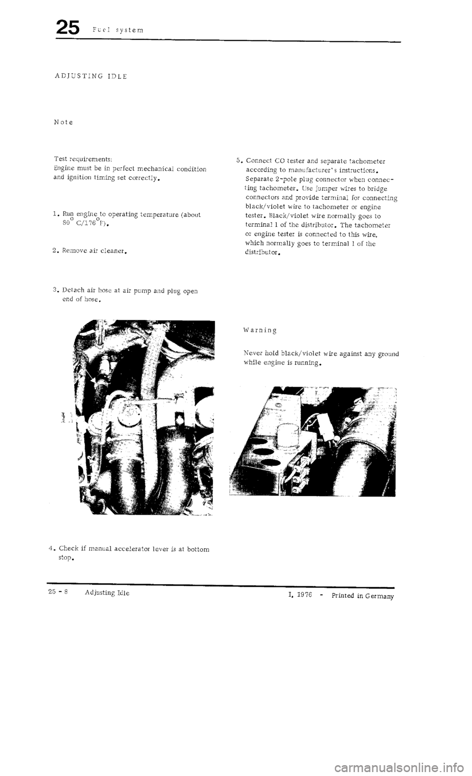 PORSCHE 930 1976  Service Manual Online 