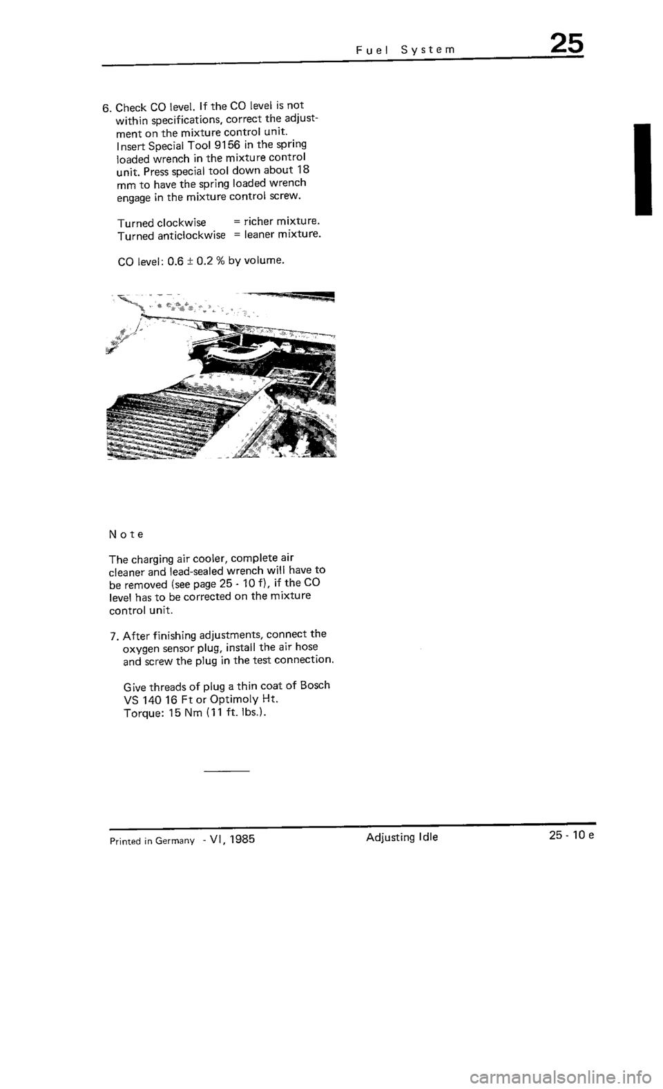 PORSCHE 930 1976  Service Owners Manual 