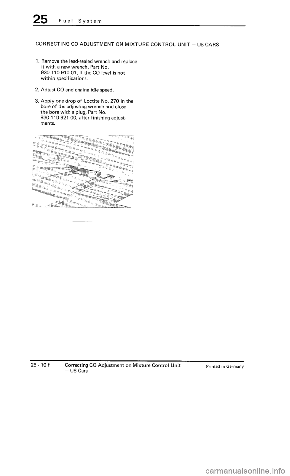 PORSCHE 930 1976  Service Owners Manual 