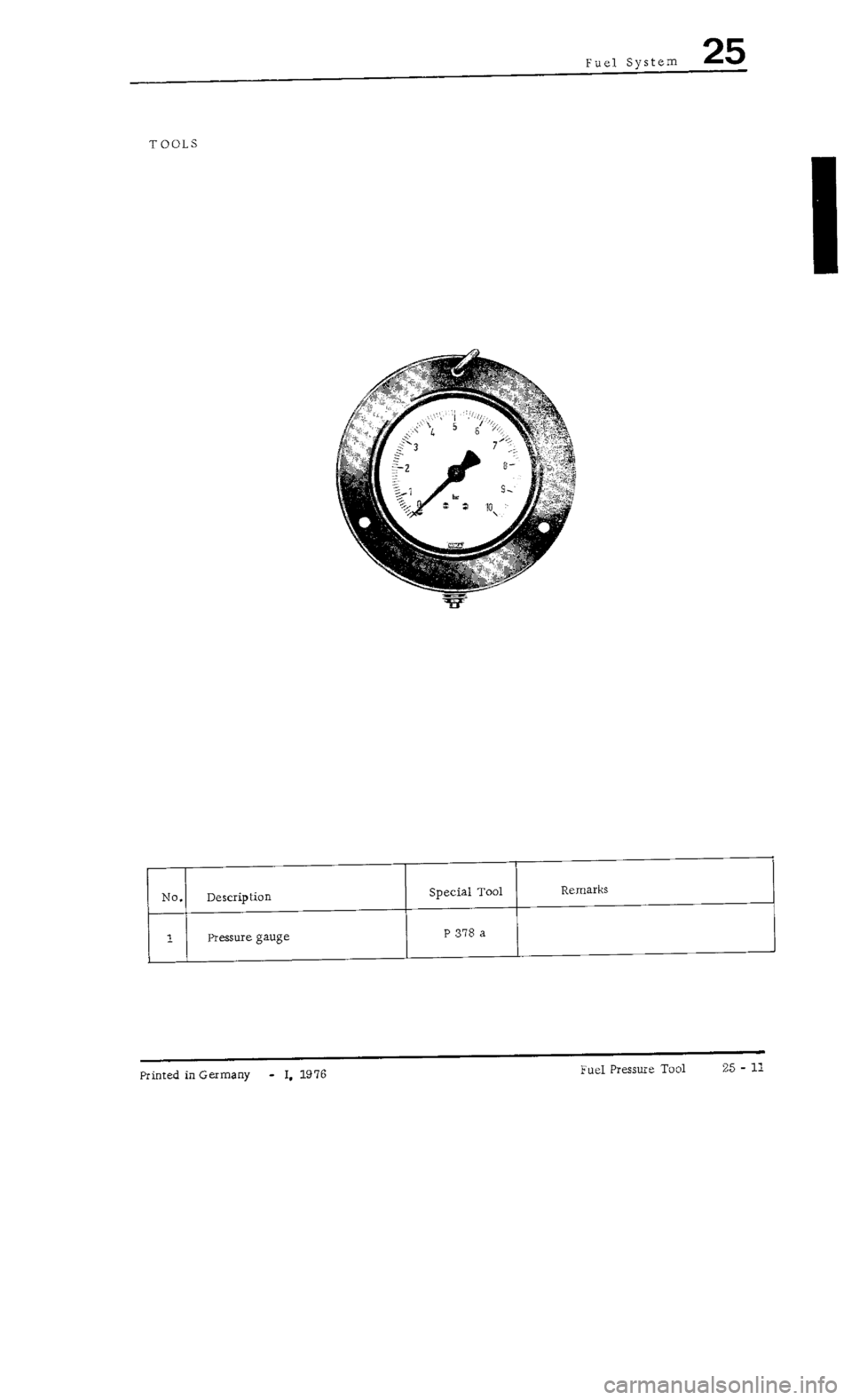 PORSCHE 930 1976  Service Owners Manual 