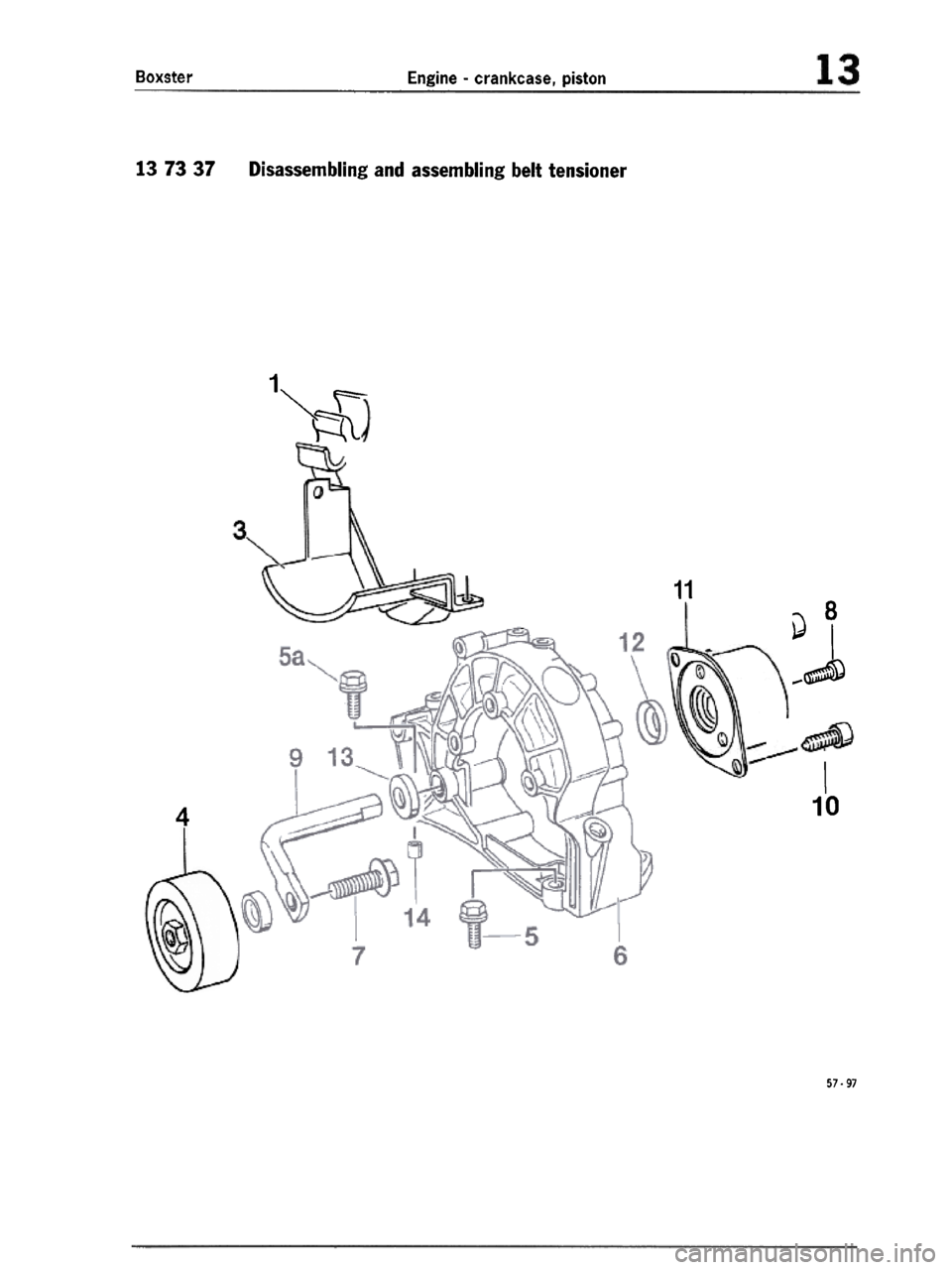 PORSCHE 986 BOXSTER 1997  Workshop Manual 