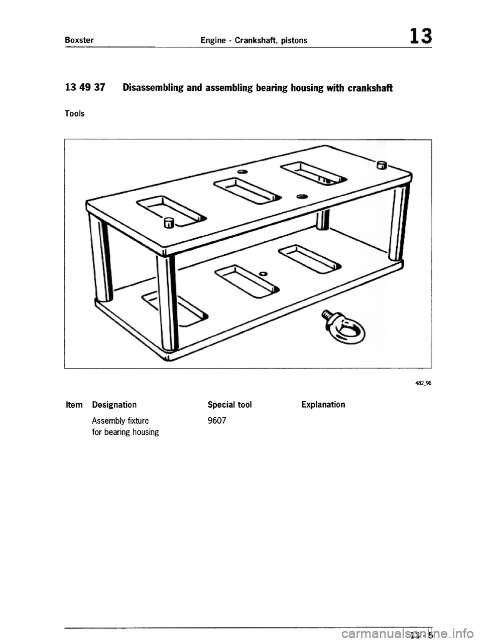 PORSCHE 986 BOXSTER 1997  Workshop Manual 