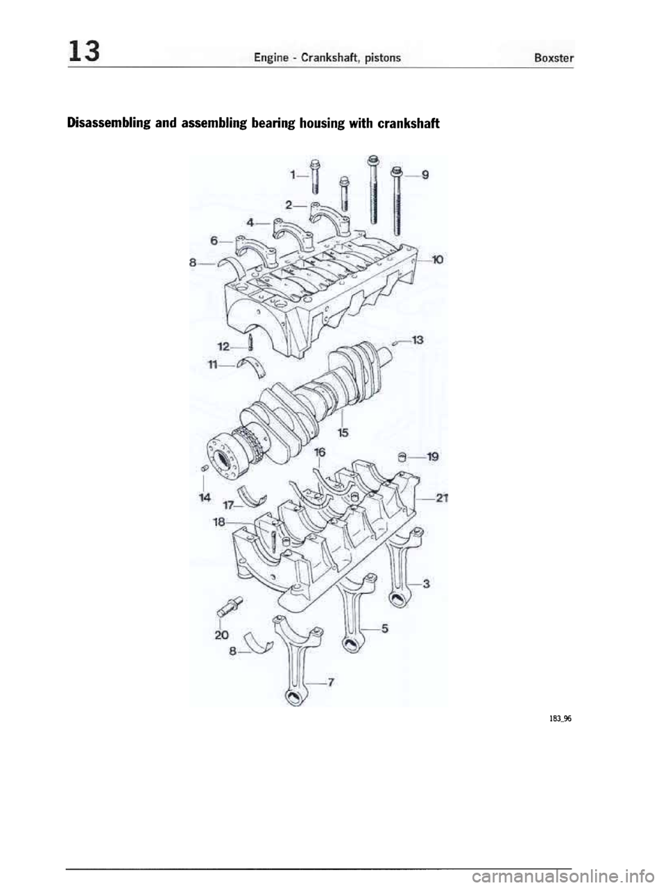 PORSCHE 986 BOXSTER 1997  Workshop Manual 