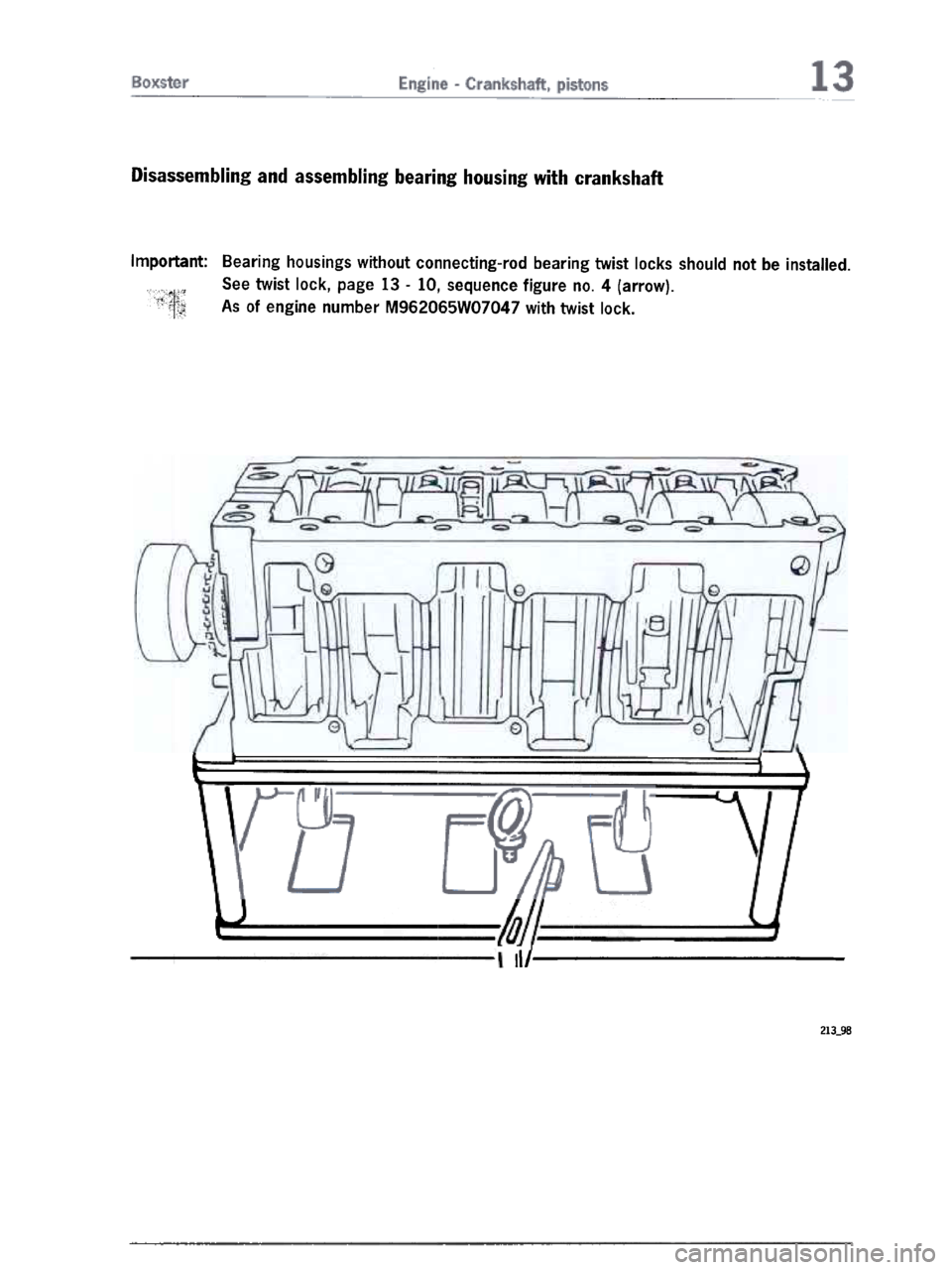 PORSCHE 986 BOXSTER 1997  Workshop Manual 