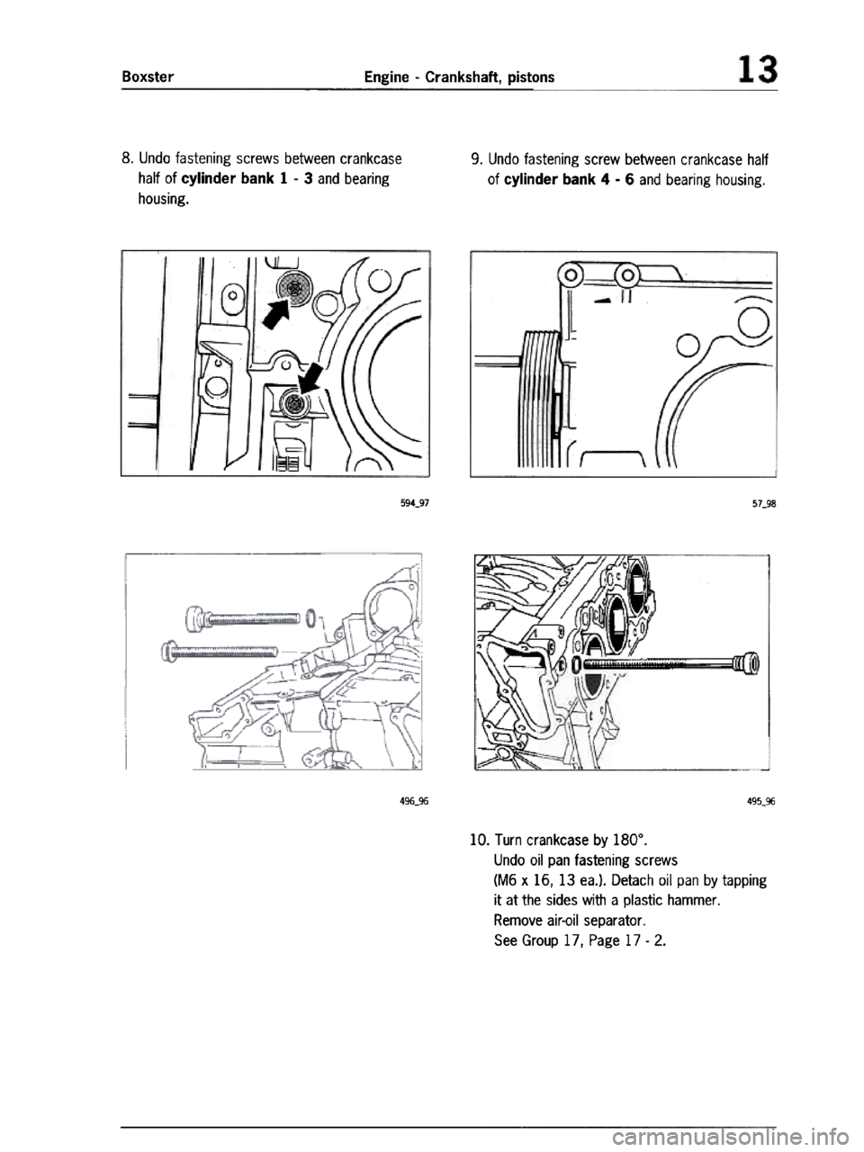PORSCHE 986 BOXSTER 1997  Workshop Manual 