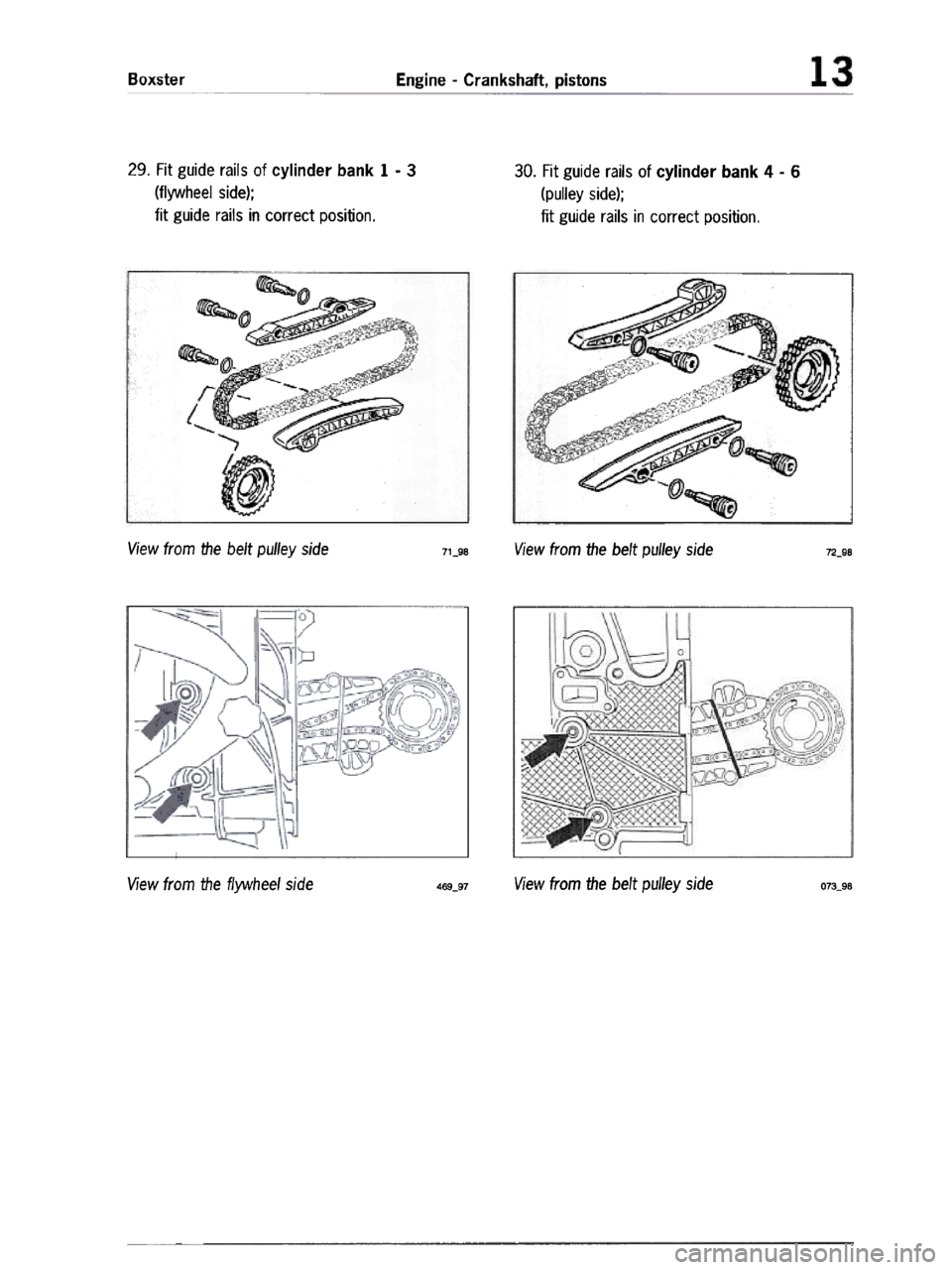 PORSCHE 986 BOXSTER 1997  Workshop Manual 