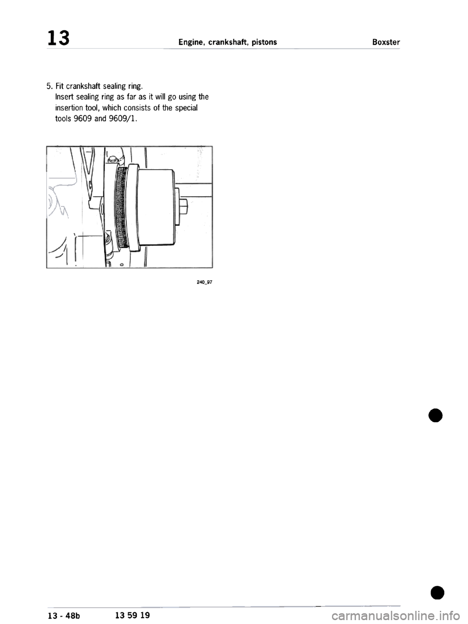 PORSCHE 986 BOXSTER 1997 Workshop Manual PORSCHE 986 BOXSTER 1997 Workshop Manual