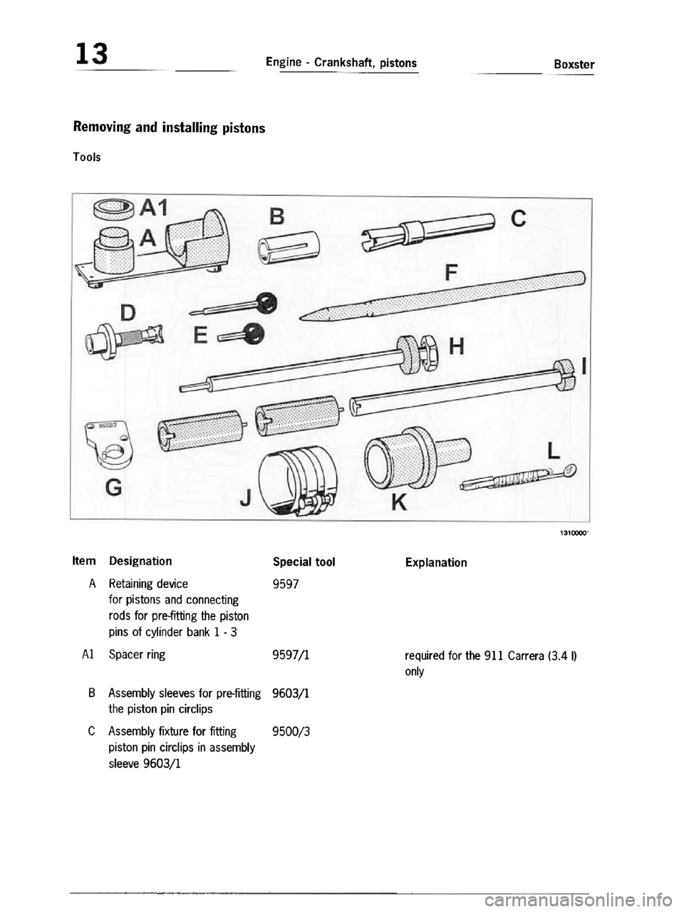PORSCHE 986 BOXSTER 1997 Workshop Manual PORSCHE 986 BOXSTER 1997 Workshop Manual