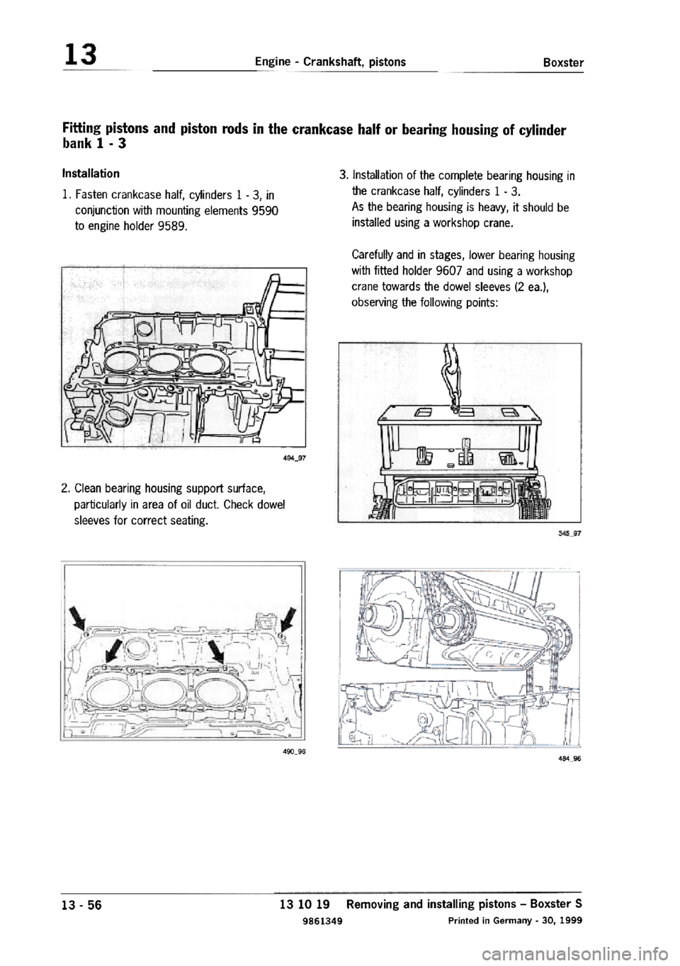 PORSCHE 986 BOXSTER 1997 Workshop Manual PORSCHE 986 BOXSTER 1997 Workshop Manual