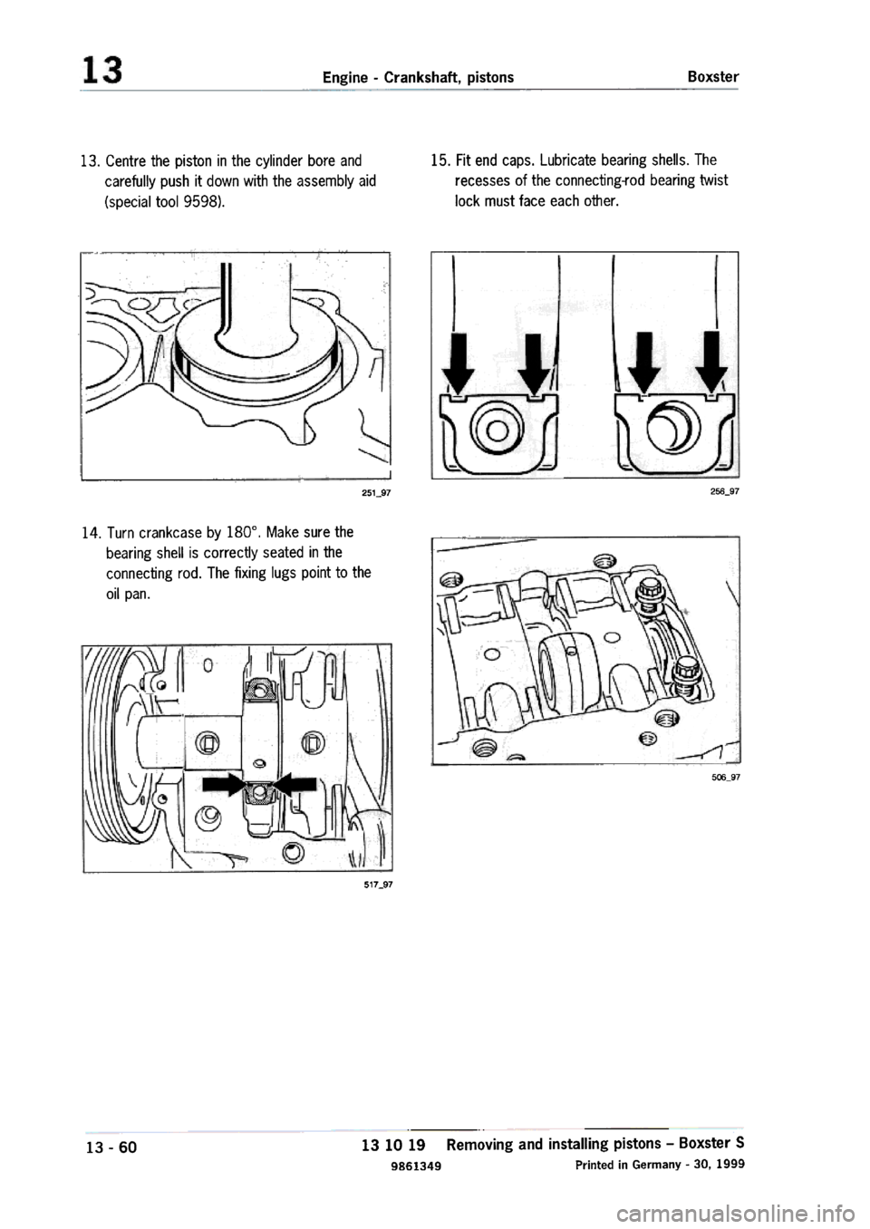 PORSCHE 986 BOXSTER 1997 Workshop Manual PORSCHE 986 BOXSTER 1997 Workshop Manual