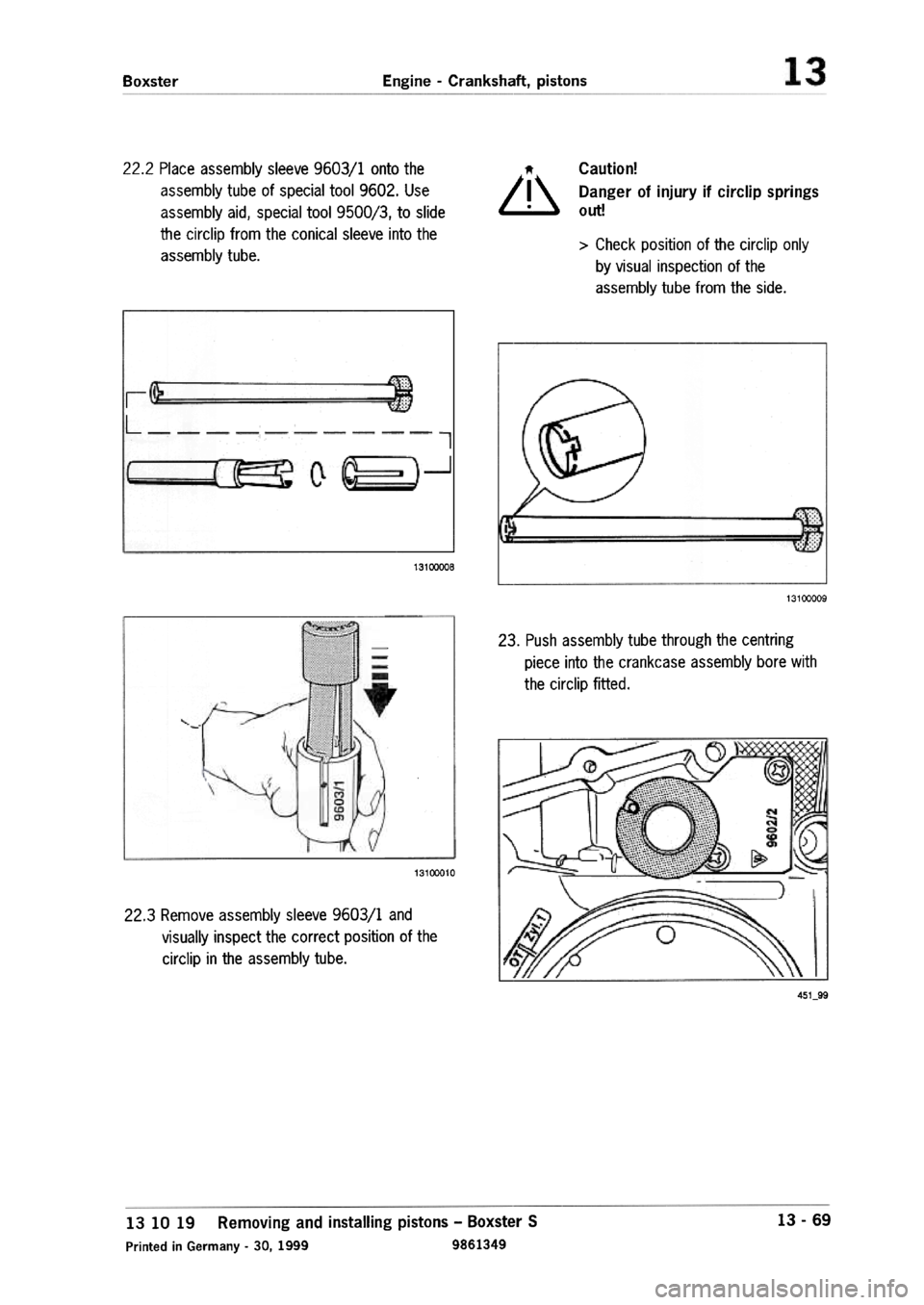 PORSCHE 986 BOXSTER 1997 Workshop Manual PORSCHE 986 BOXSTER 1997 Workshop Manual