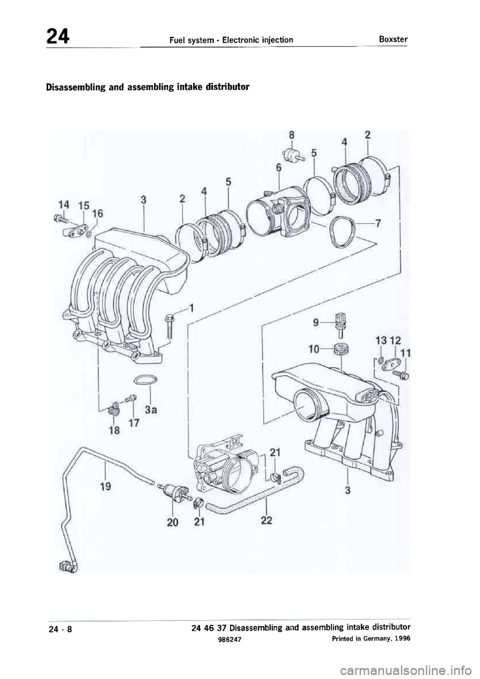 PORSCHE 986 BOXSTER 1997 Workshop Manual PORSCHE 986 BOXSTER 1997 Workshop Manual