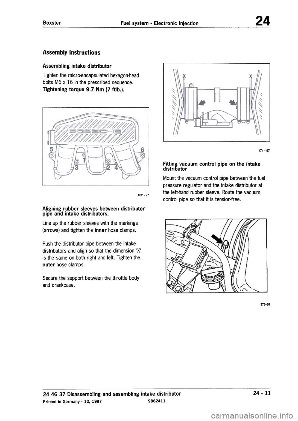PORSCHE 986 BOXSTER 1997 Workshop Manual PORSCHE 986 BOXSTER 1997 Workshop Manual