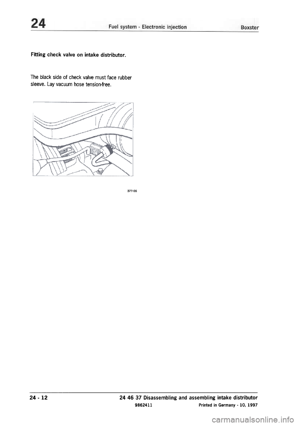 PORSCHE 986 BOXSTER 1997 Workshop Manual PORSCHE 986 BOXSTER 1997 Workshop Manual