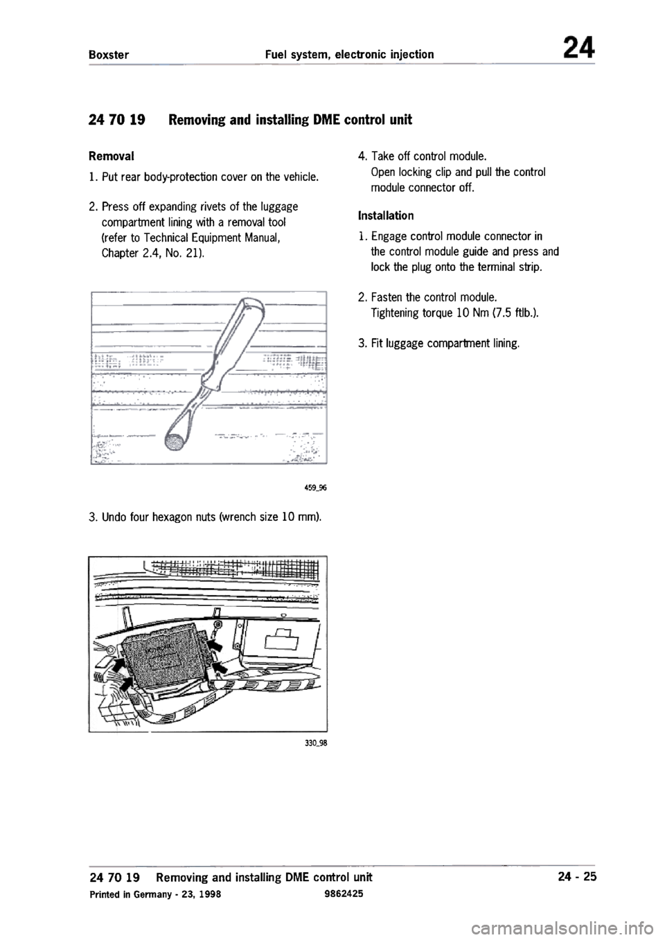 PORSCHE 986 BOXSTER 1997 Workshop Manual PORSCHE 986 BOXSTER 1997 Workshop Manual