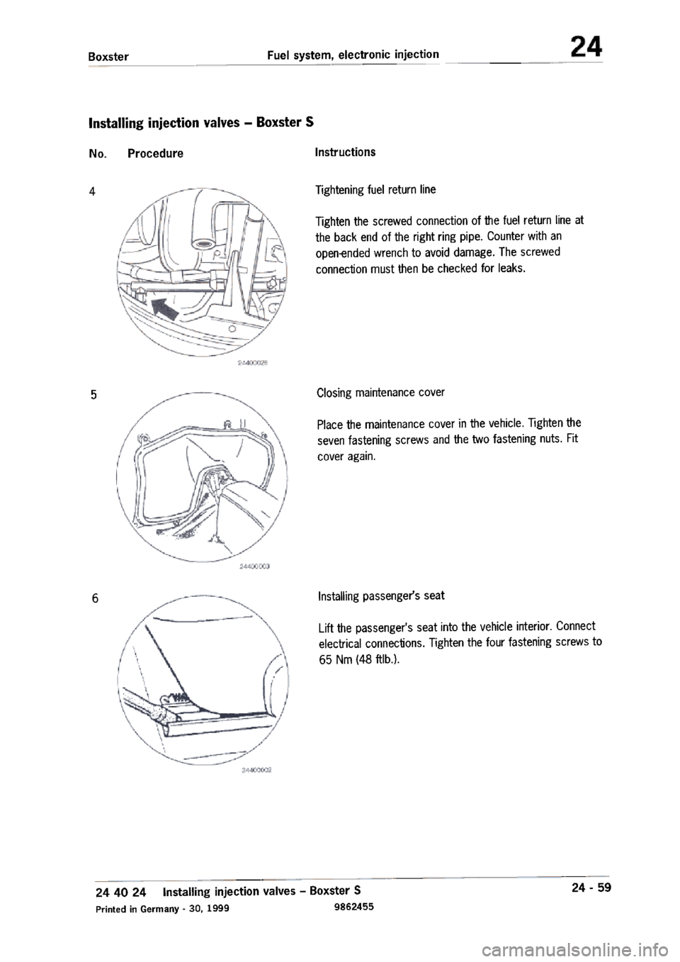 PORSCHE 986 BOXSTER 1997 Workshop Manual PORSCHE 986 BOXSTER 1997 Workshop Manual