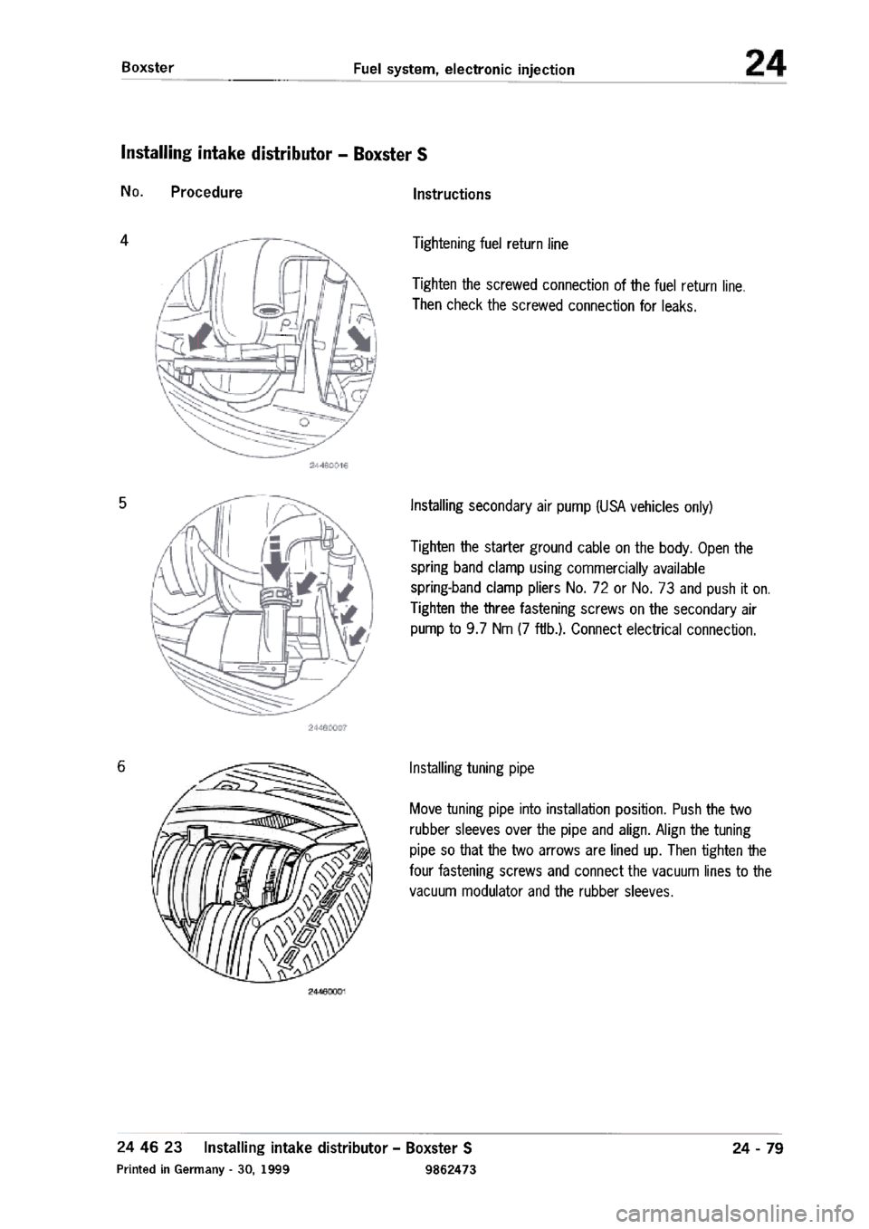 PORSCHE 986 BOXSTER 1997 Workshop Manual PORSCHE 986 BOXSTER 1997 Workshop Manual