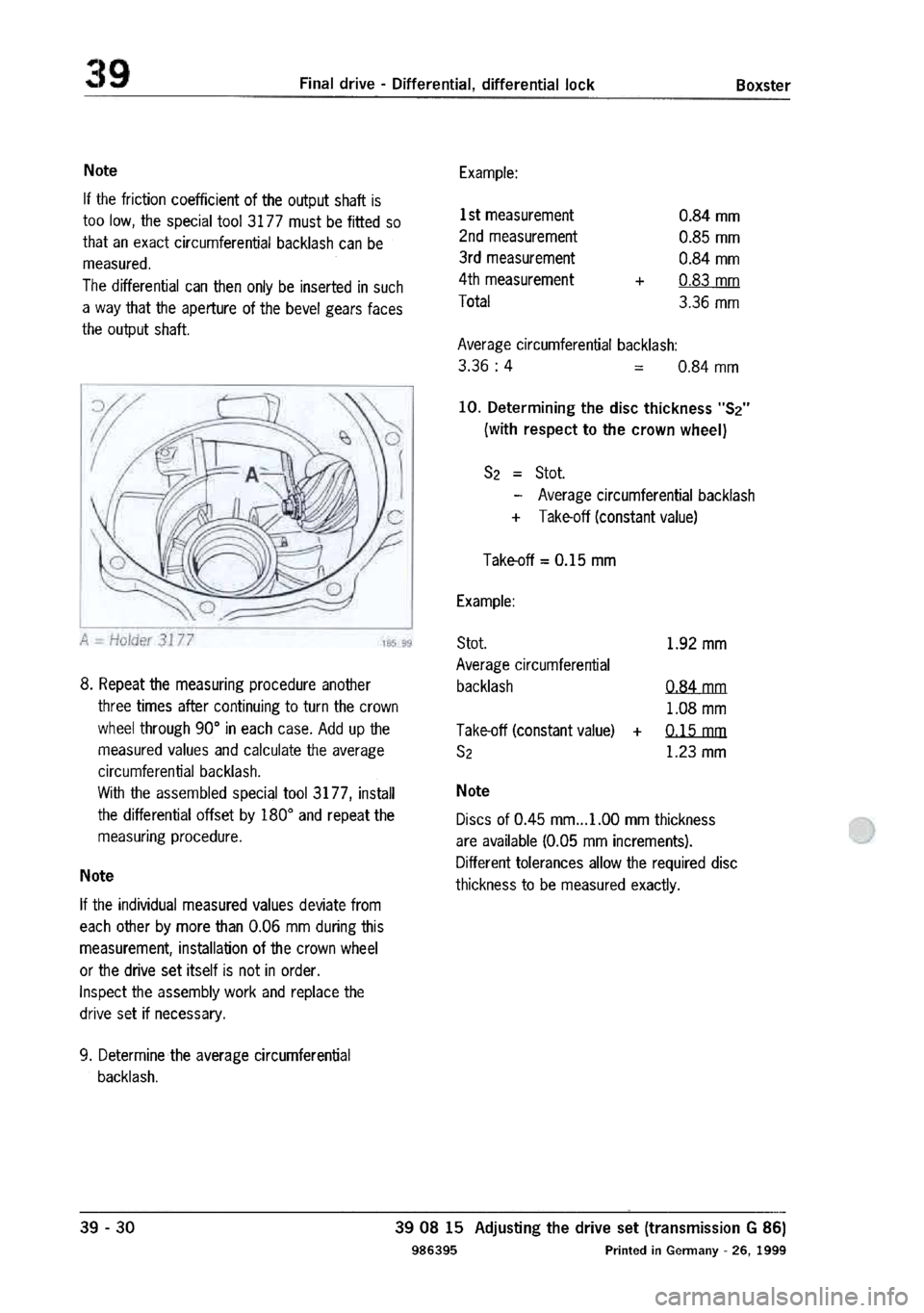 PORSCHE 986 BOXSTER 1997 Workshop Manual PORSCHE 986 BOXSTER 1997 Workshop Manual