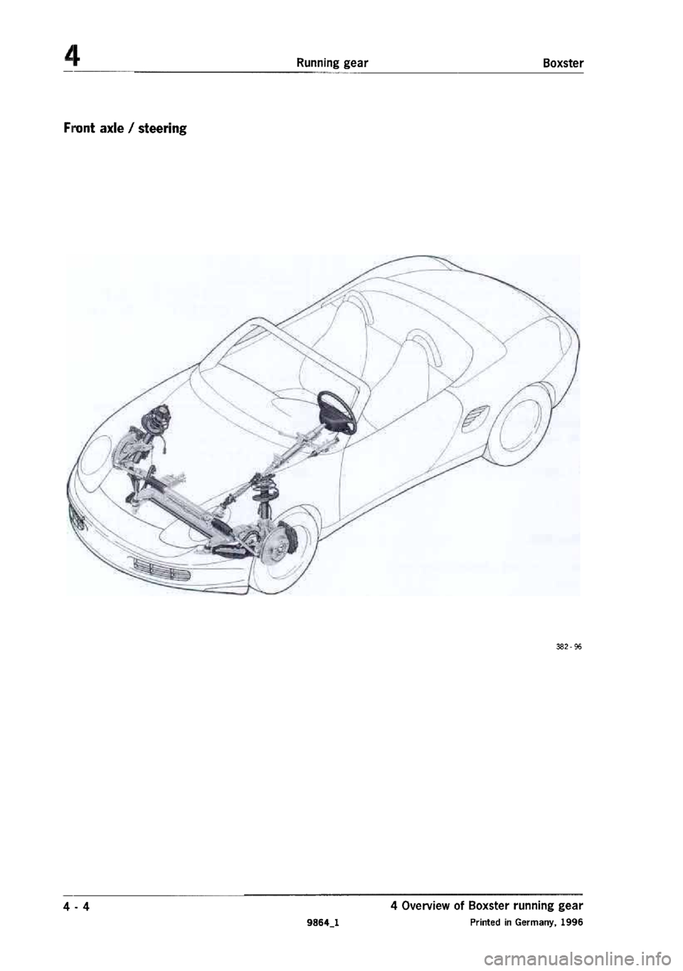 PORSCHE 986 BOXSTER 1997 Workshop Manual PORSCHE 986 BOXSTER 1997 Workshop Manual