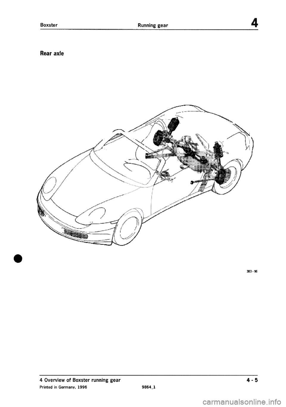 PORSCHE 986 BOXSTER 1997 Workshop Manual PORSCHE 986 BOXSTER 1997 Workshop Manual