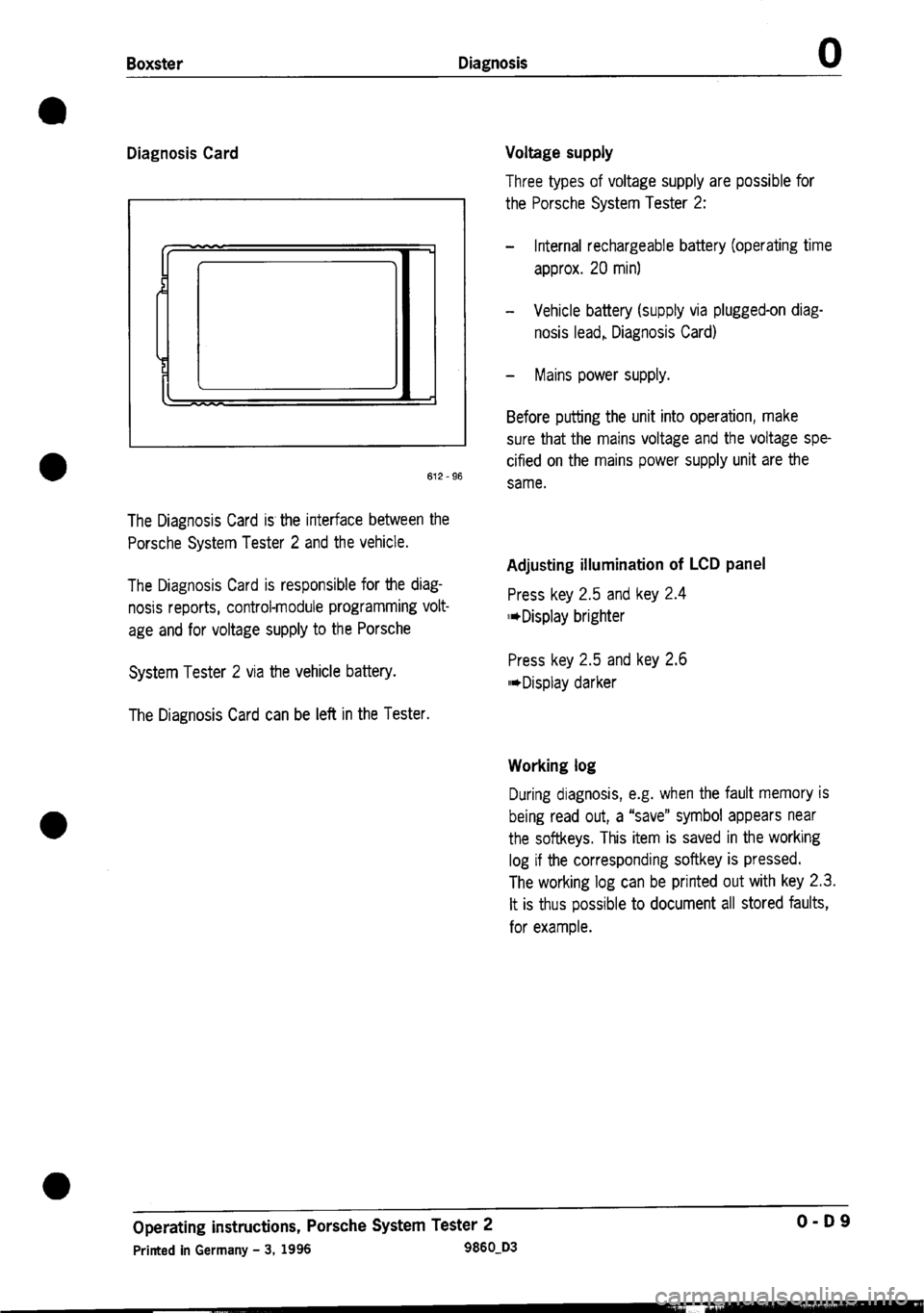 PORSCHE 986 BOXSTER 1997 Workshop Manual PORSCHE 986 BOXSTER 1997 Workshop Manual