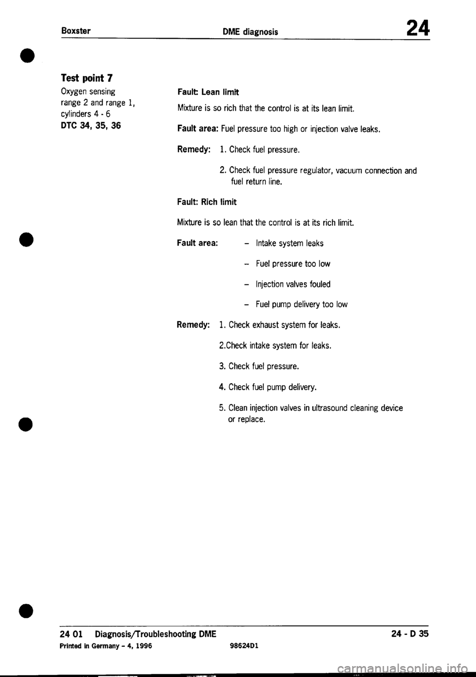 PORSCHE 986 BOXSTER 1997 Workshop Manual PORSCHE 986 BOXSTER 1997 Workshop Manual